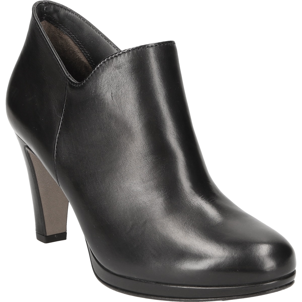 Puristische Stiefelette in Schwarz 8651 103 im Paul Green Caiman | Damenschuhe mit puristischem Design |