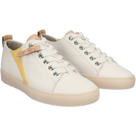 PG PURE GO!ZERO Sneaker in Weiß,kombiniert 4925 016 im Paul Green Sneaker in Farbe gelb günstig online kaufen