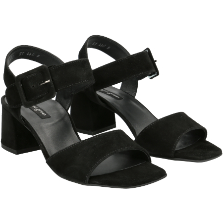 Paul Green 6938 Volwassenen Sandalen met hakDames Sandalen Kleur: Zwart  Maat: 38.5 - Schoenen.nl