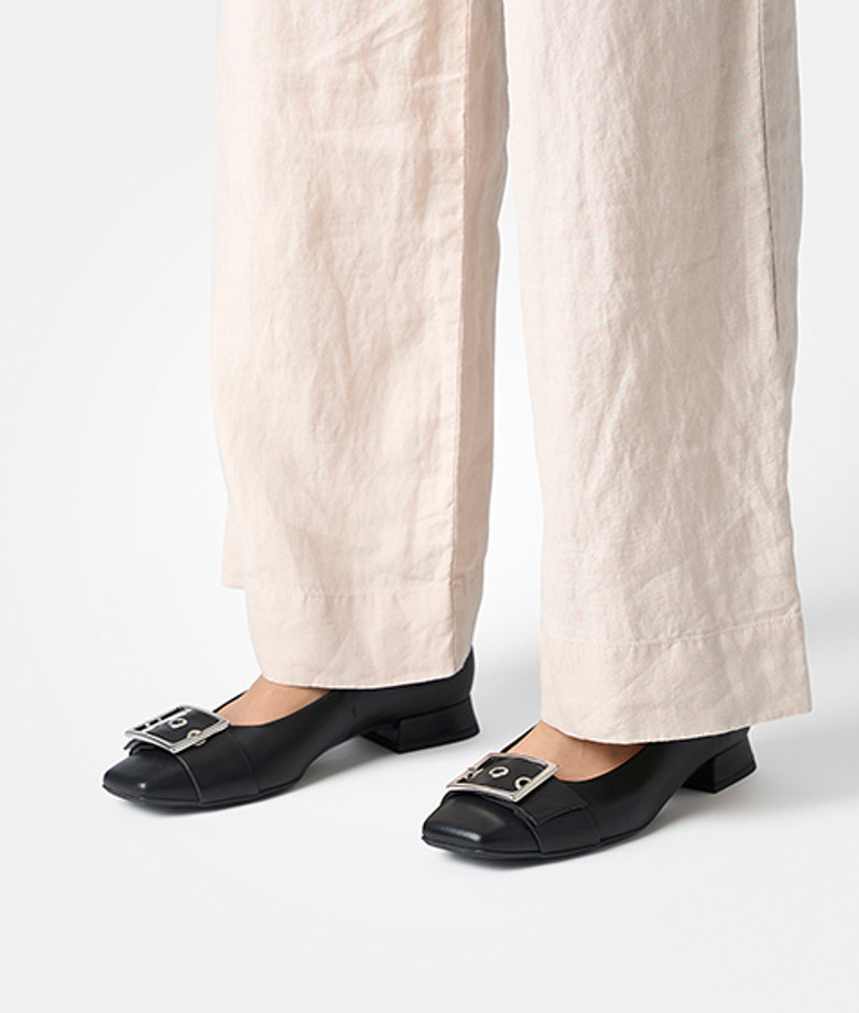 Paul Green 3855-019 Ballerina in schwarz