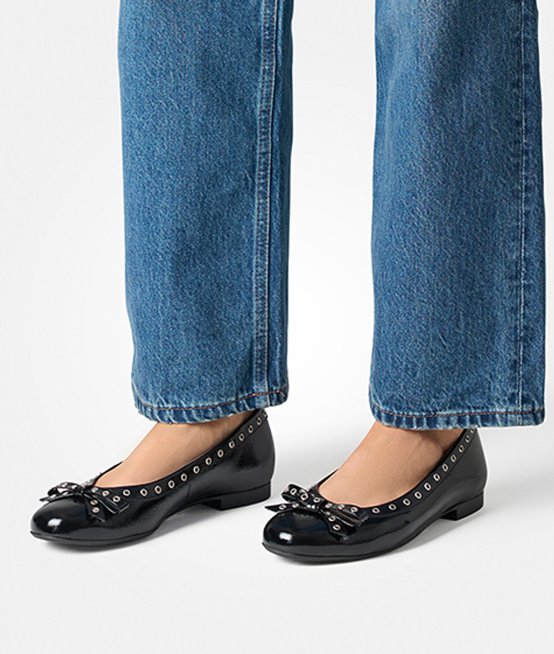 Paul Green 1159-018 Ballerina in schwarz