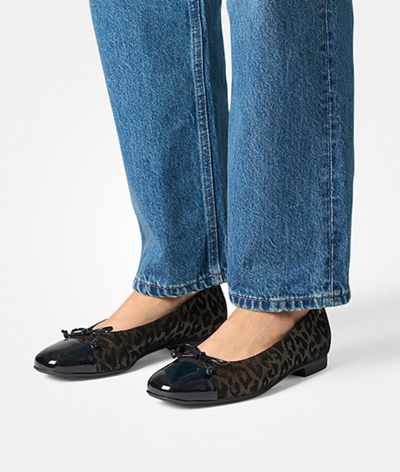 Paul Green 1000-118 Ballerina in schwarz