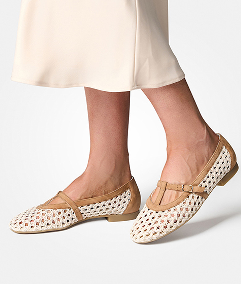 Paul Green 1143-000 Ballerina in weiß