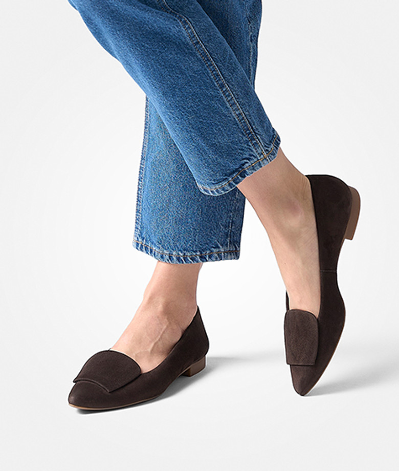 Paul Green 3792-180 Ballerina in braun