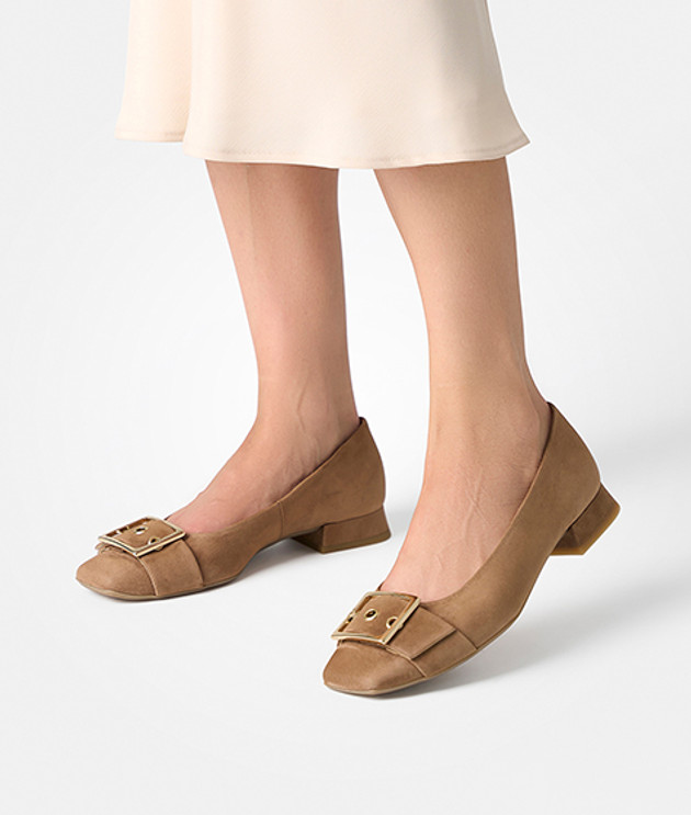 Paul Green 3855-039 Ballerina in braun