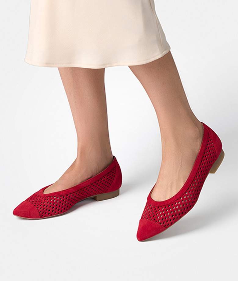 Paul Green 1215-029 Ballerina in rot