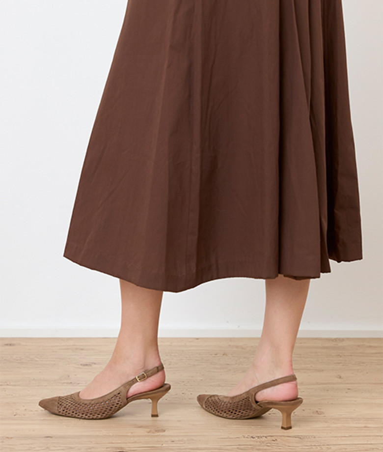 Paul Green 6222-019 Peeptoes & Slingpumps in braun