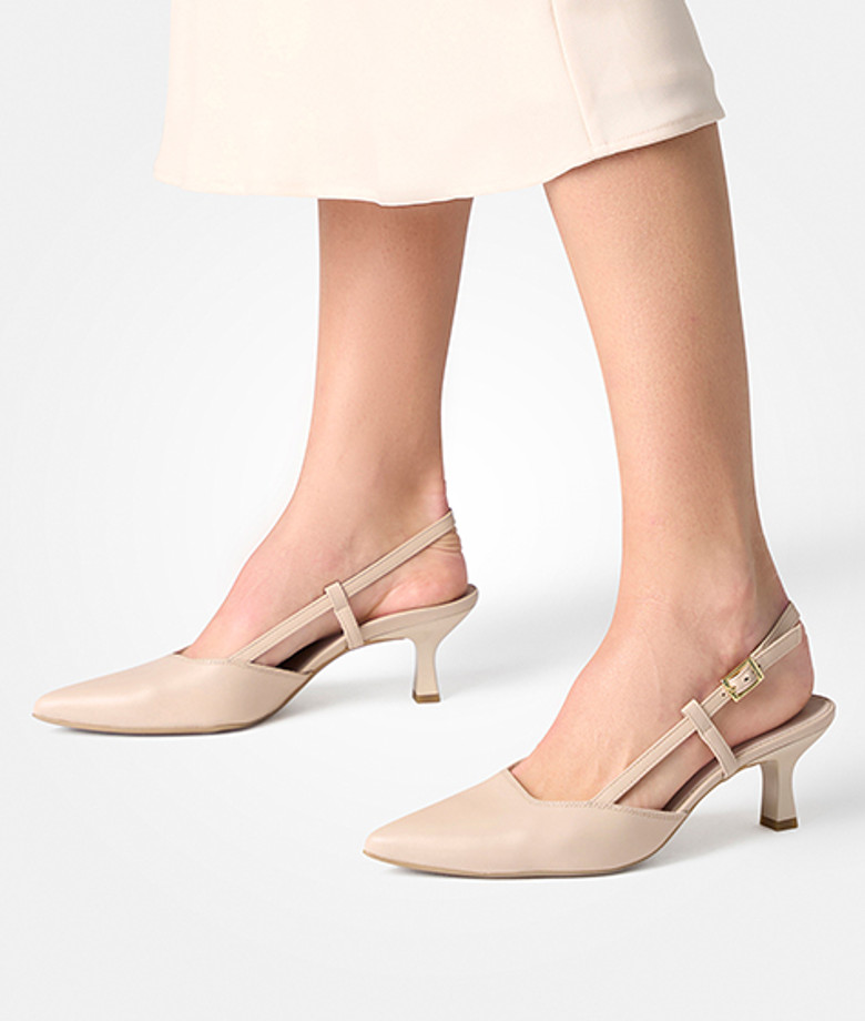 Paul Green 7992-090 Peeptoes & Slingpumps in beige