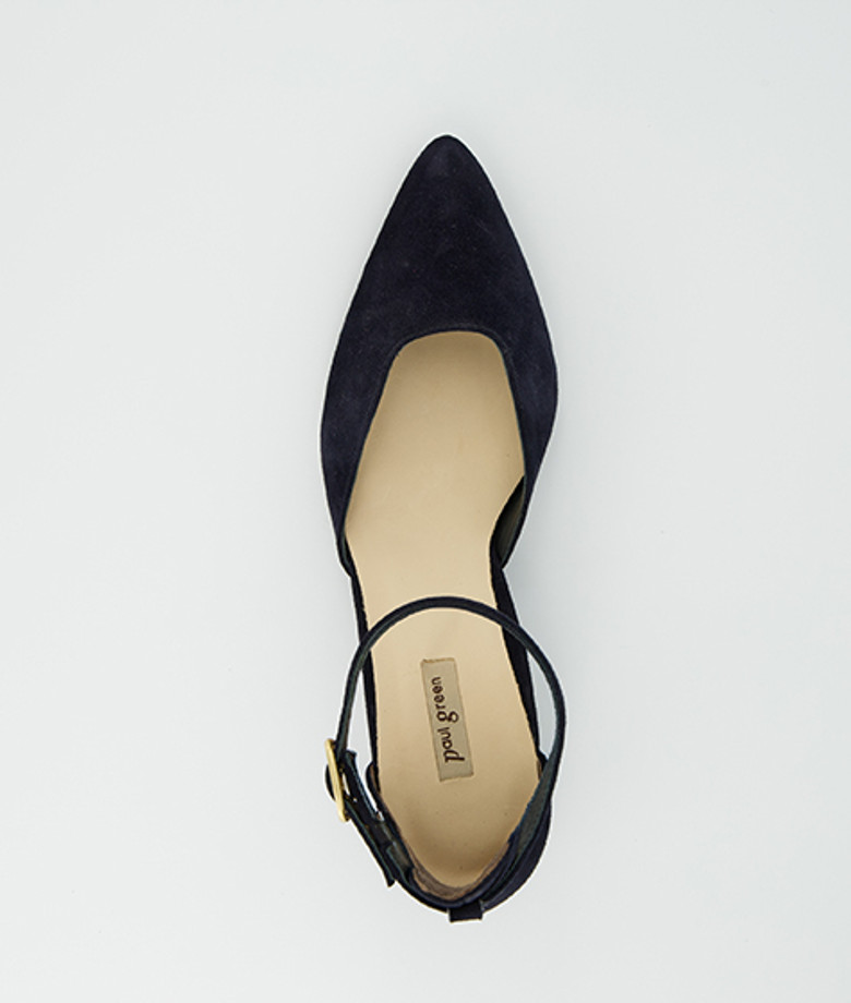 Paul Green 3820-040 Peeptoes & Slingpumps in blau