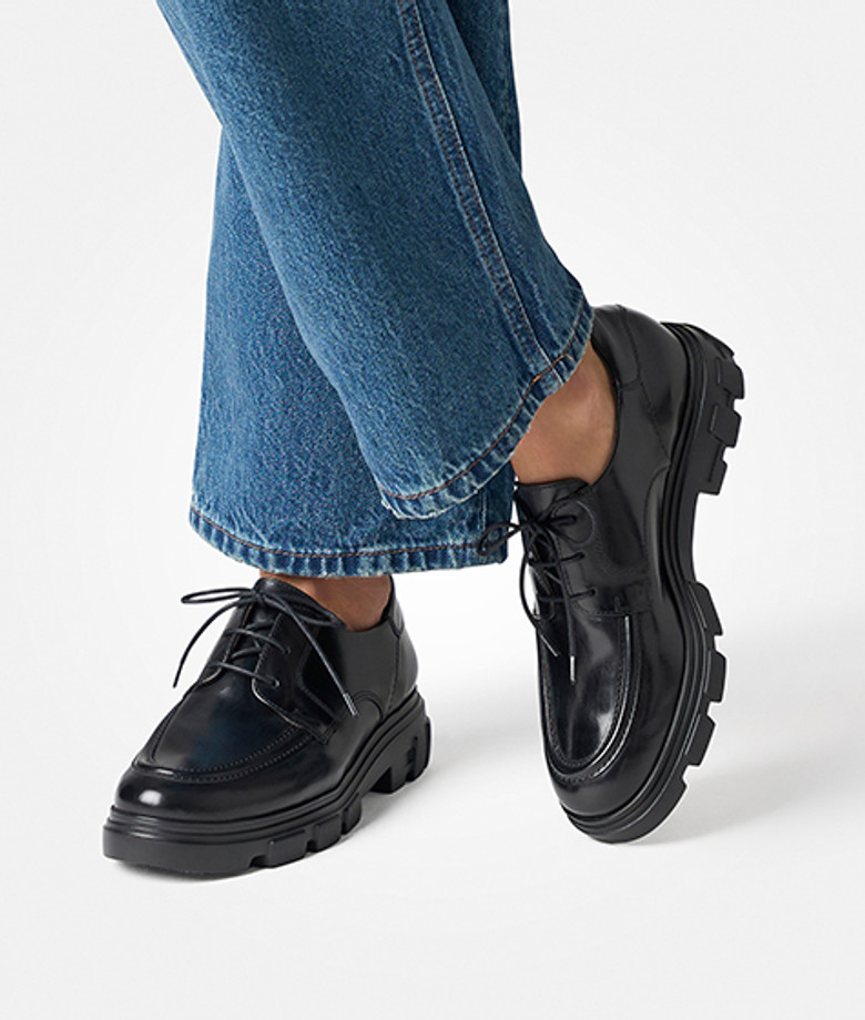 Paul Green 1172-008 Schnürschuhe in schwarz