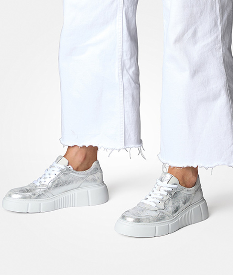 Paul Green 5401-037 Sneaker in silber