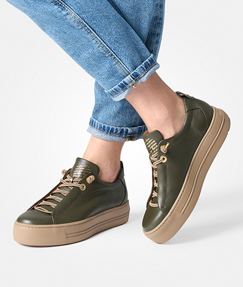 Paul Green DAMES Veterschoenen, Vrouwen Comfortschoen,comfortabele lage schoen,veters,comfortabel,Schwarz (SCHWARZ/GOLD),38.5 EU / 5.5 UK