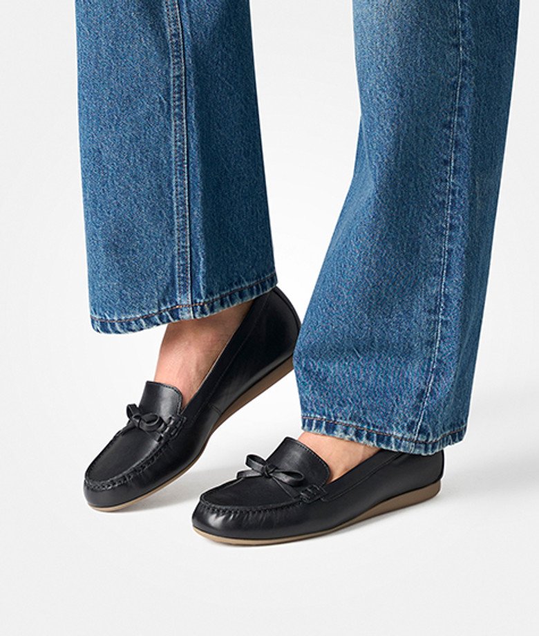 Paul Green 1152-037 Slipper & Mokassin in schwarz