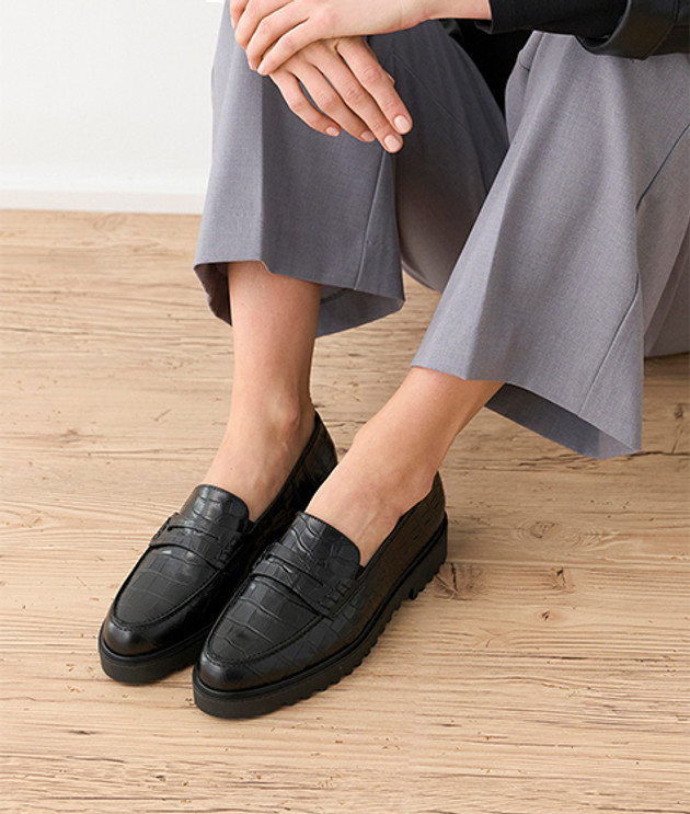 Paul Green 2694-131 Slipper & Mokassin in schwarz