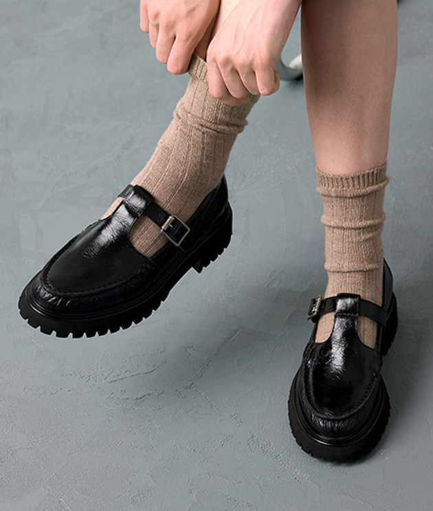 Paul Green 1259-002 Slipper & Mokassin in schwarz
