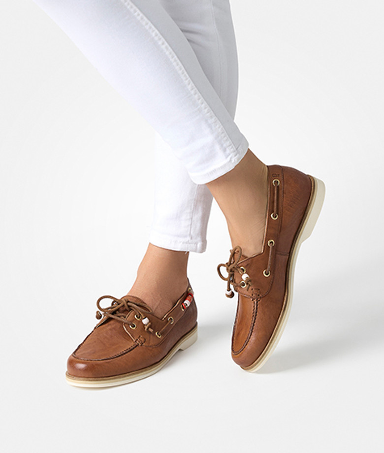 Paul Green 1214-019 Slipper & Mokassin in braun