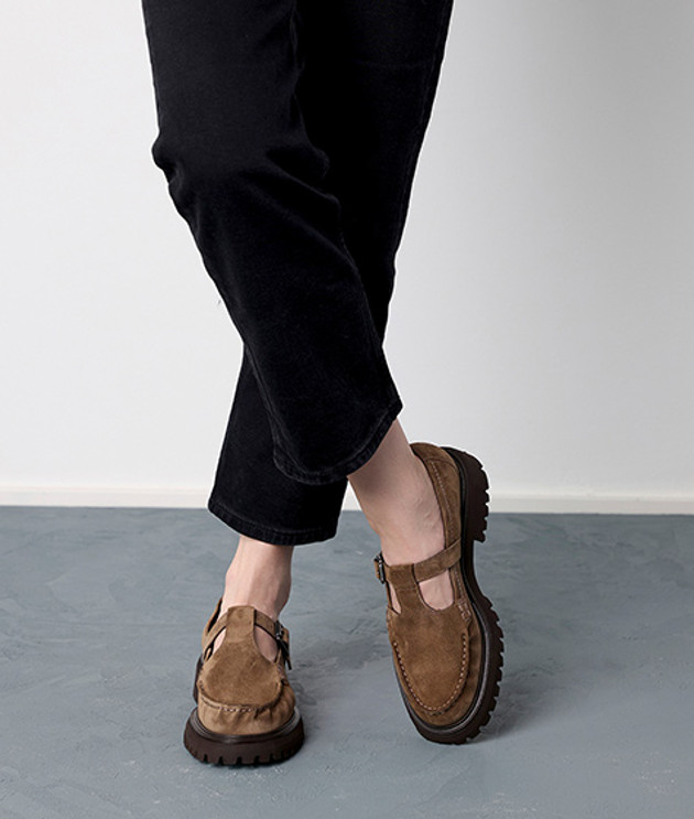 Paul Green 1259-003 Slipper & Mokassin in braun