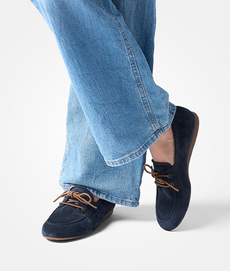 Paul Green 1136-030 Slipper & Mokassin in blau