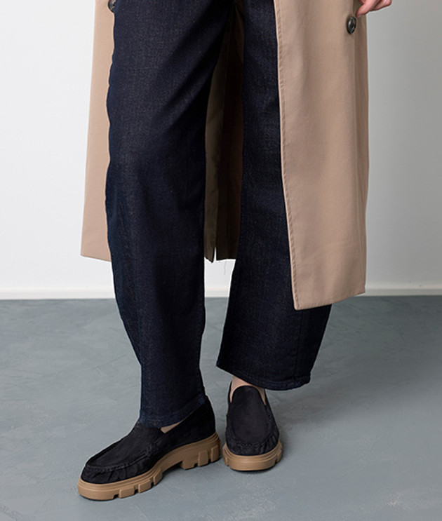 Paul Green 1258-003 Slipper & Mokassin in blau