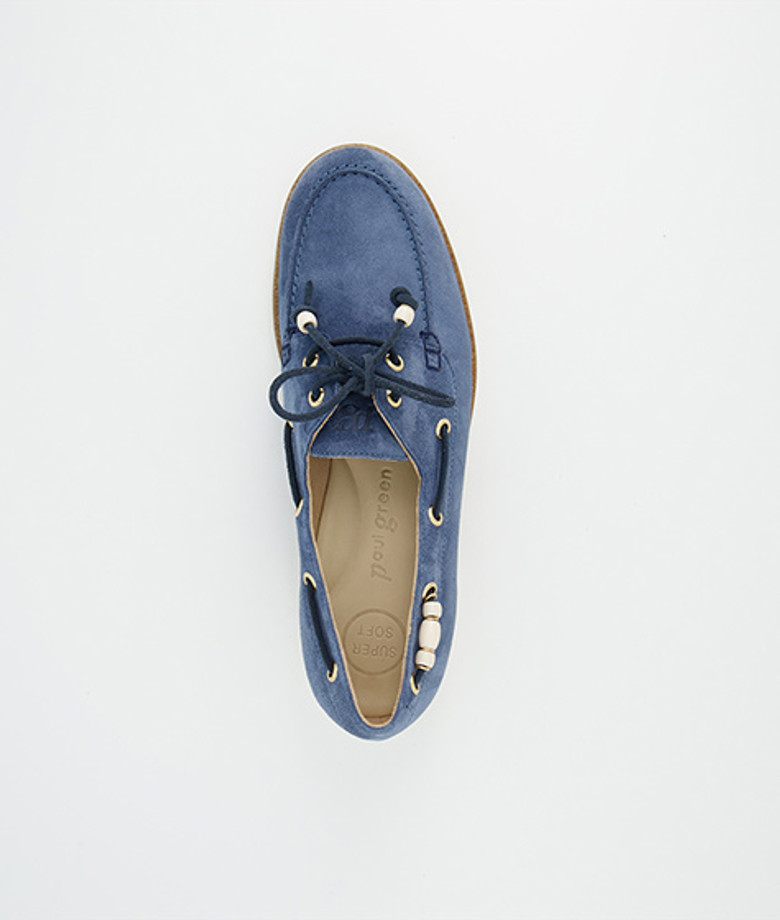 Paul Green 1214-039 Slipper & Mokassin in blau