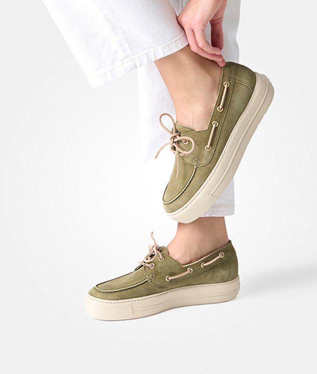 Paul Green 1197-089 Slipper & Mokassin in grün