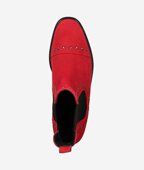 Paul Green Stivali Chelsea Donna - Pelle Morbida, Tacco A Blocco 3,5 Cm, Cerniera, Made In Europe, Modello 8271, Larghezza Normale