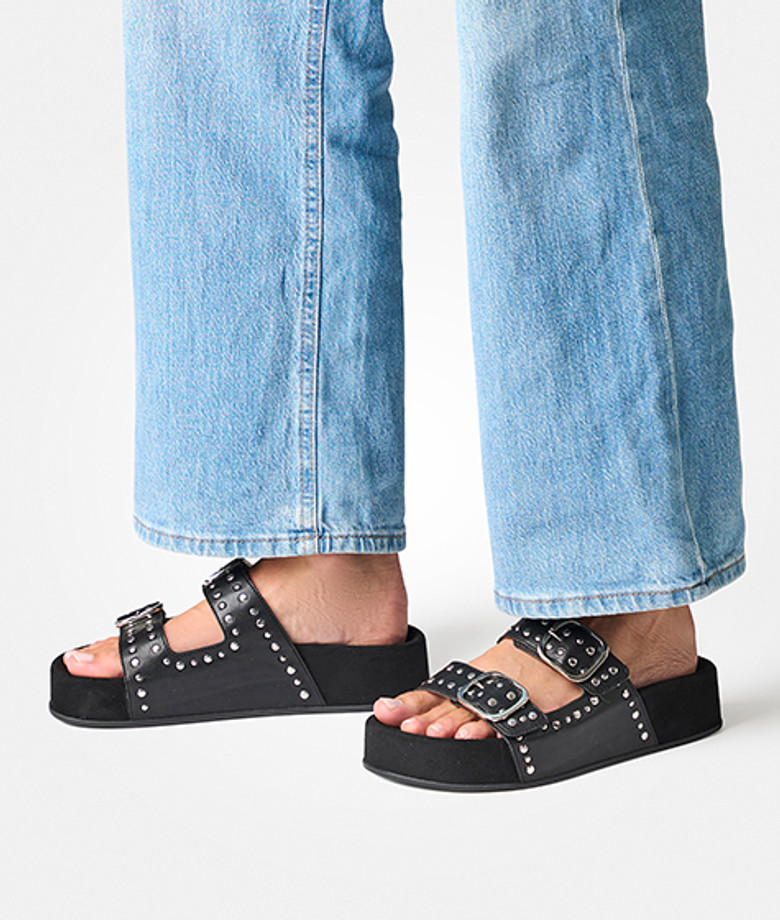 Paul Green 6168-007 Sandaletten in schwarz