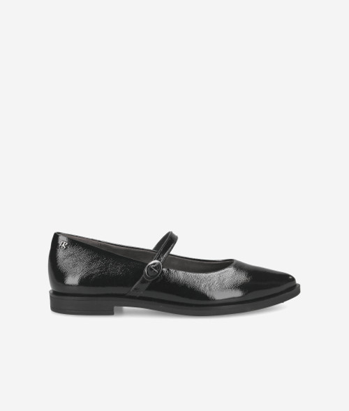 Paul Green 1127-006, Ballerina in Schwarz für Damen, Größe 39