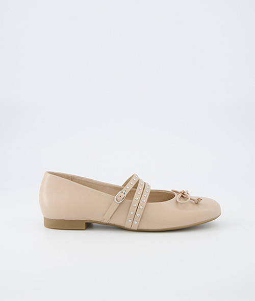Paul Green 1158-027, Ballerina in Beige für Damen, Größe 38,5