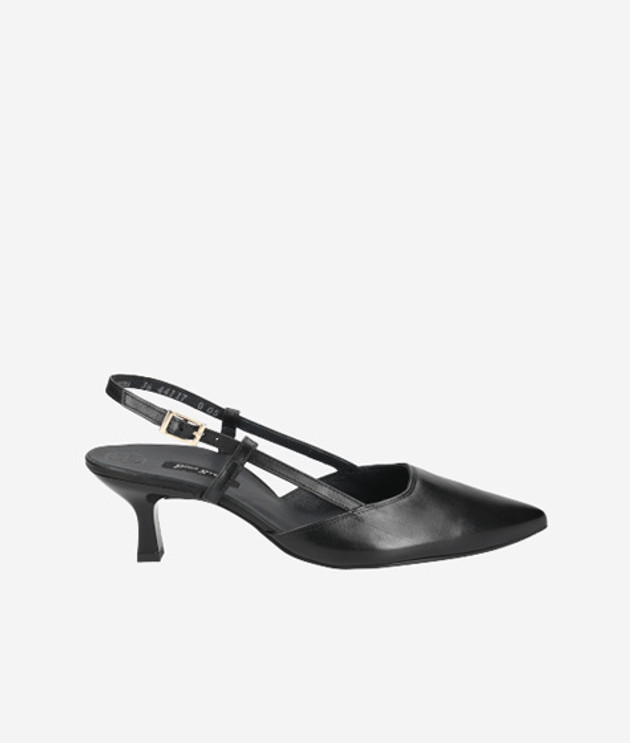 Paul Green 7992-013 Peeptoes & Slingpumps in schwarz