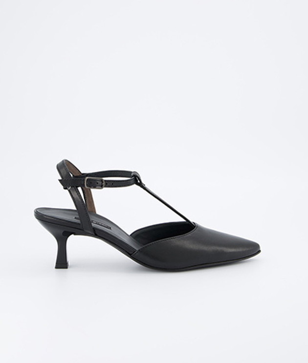 Paul Green 6131-017 Peeptoes & Slingpumps in schwarz
