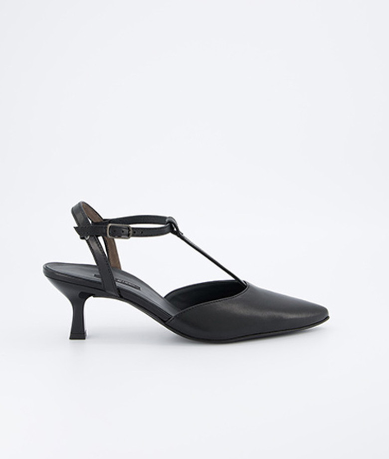Paul Green 6131-017 Peeptoes & Slingpumps in schwarz