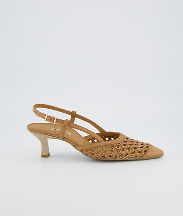 Paul Green 6144-017 Peeptoes & Slingpumps in braun