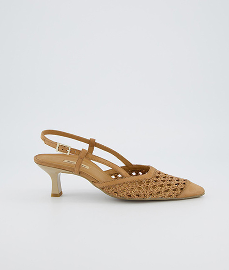 Paul Green 6144-017 Peeptoes & Slingpumps in braun