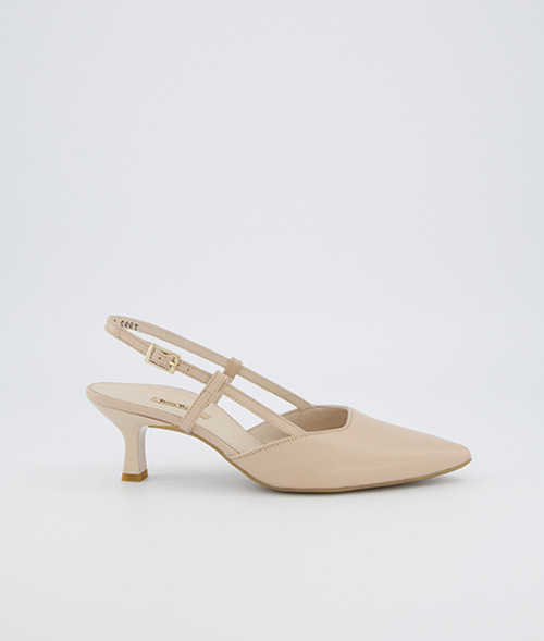 Paul Green 7992-090, Peeptoes & Slingpumps in Beige für Damen, Größe 37,5