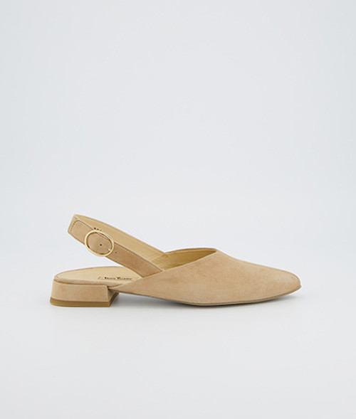 Paul Green 6163-017, Peeptoes & Slingpumps in Beige für Damen, Größe 36