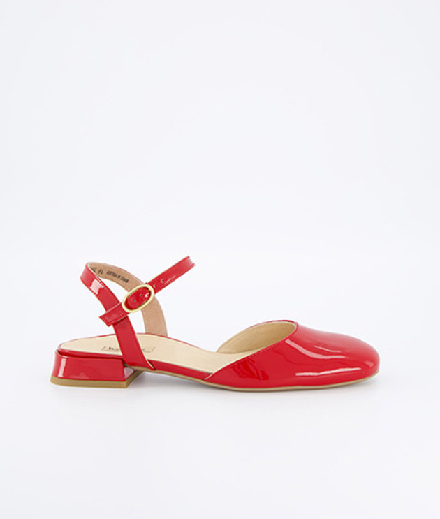 Paul Green 3843-007 Peeptoes & Slingpumps in rot