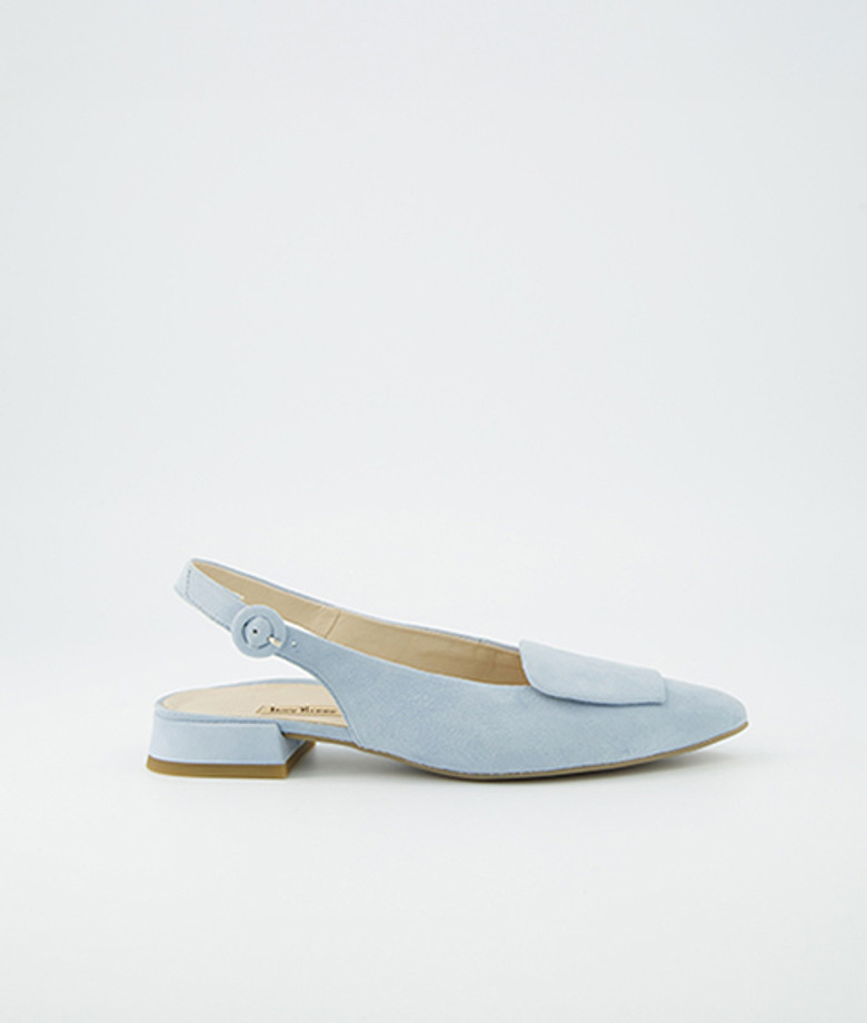 Paul Green 6090-099 Peeptoes & Slingpumps in blau