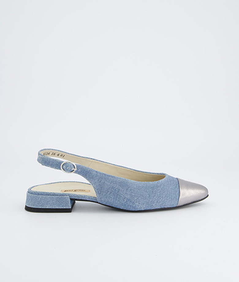 Paul Green 6124-017 Peeptoes & Slingpumps in blau