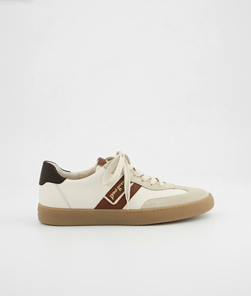 Paul Green 5437-172, Sneaker in Weiß / Kombiniert für Damen, Größe 38,5