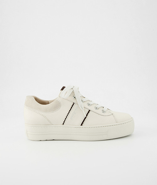 Paul Green 5567-003, Sneaker in Weiß (Creme) für Damen, Größe 37,5