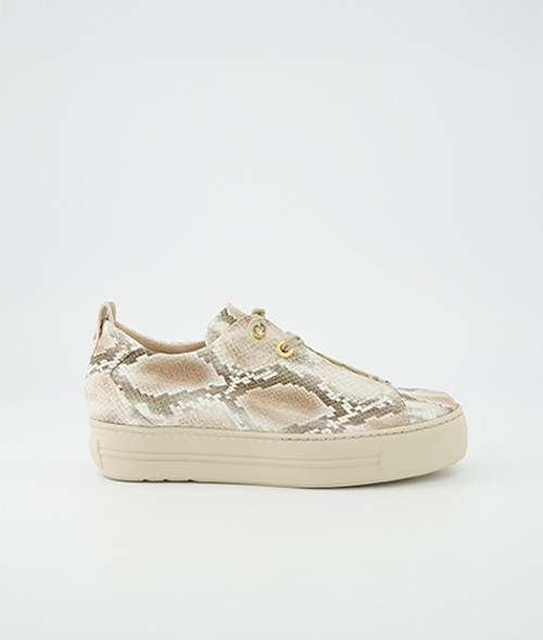 Paul Green 5317-079, Sneaker in Beige,kombiniert für Damen, Größe 36