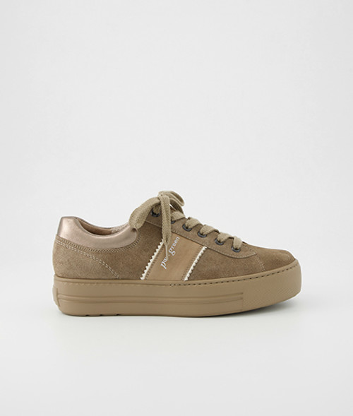 Paul Green 5567-002, Sneaker in Braun für Damen, Größe 42,5