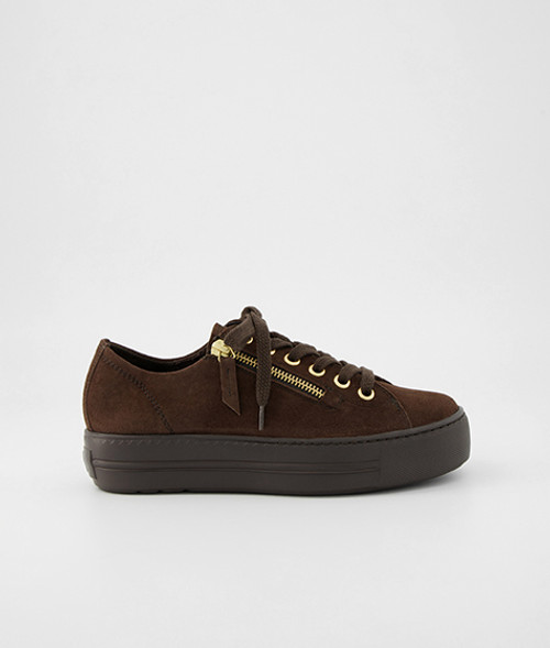 Paul Green 5006-250, Sneaker in Braun für Damen, Größe 41