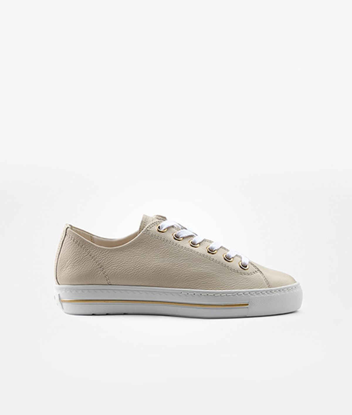Sneaker Beige Paul Green Ledersneaker Suede Paul Green Leder