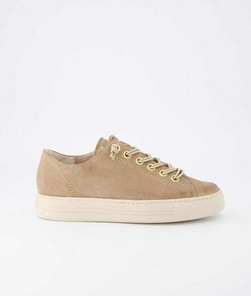 Paul Green 4081-557, Sneaker in Beige für Damen, Größe 40,5