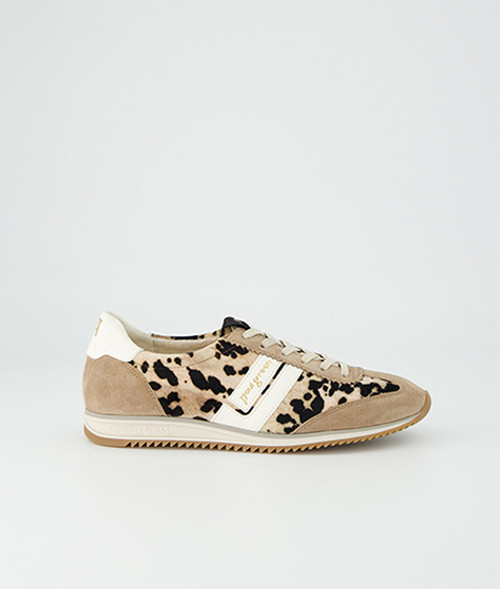 Paul Green 5453-169, Sneaker in Beige kombiniert für Damen, Größe 41