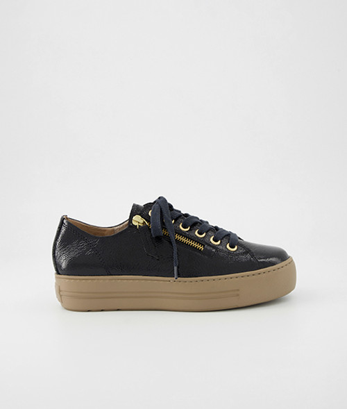 Paul Green 5006-252, Sneaker in Blau für Damen, Größe 39