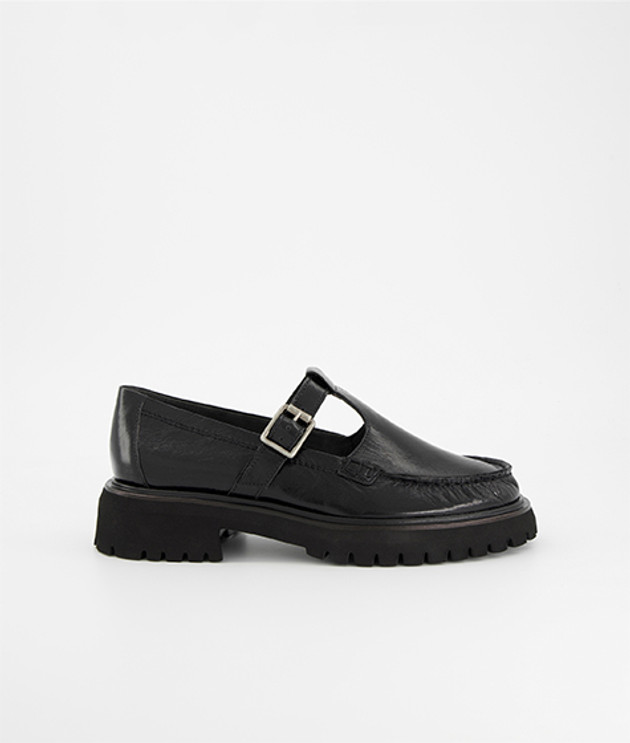 Paul Green 1259-002 Slipper & Mokassin in schwarz