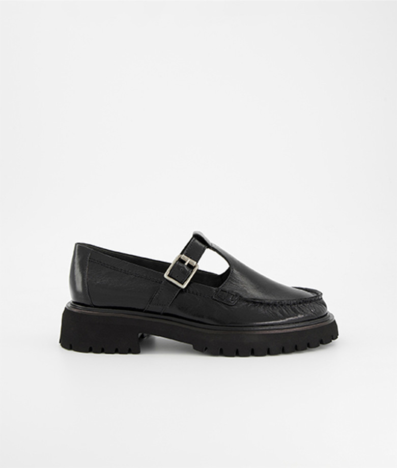 Paul Green 1259-002 Slipper & Mokassin in schwarz